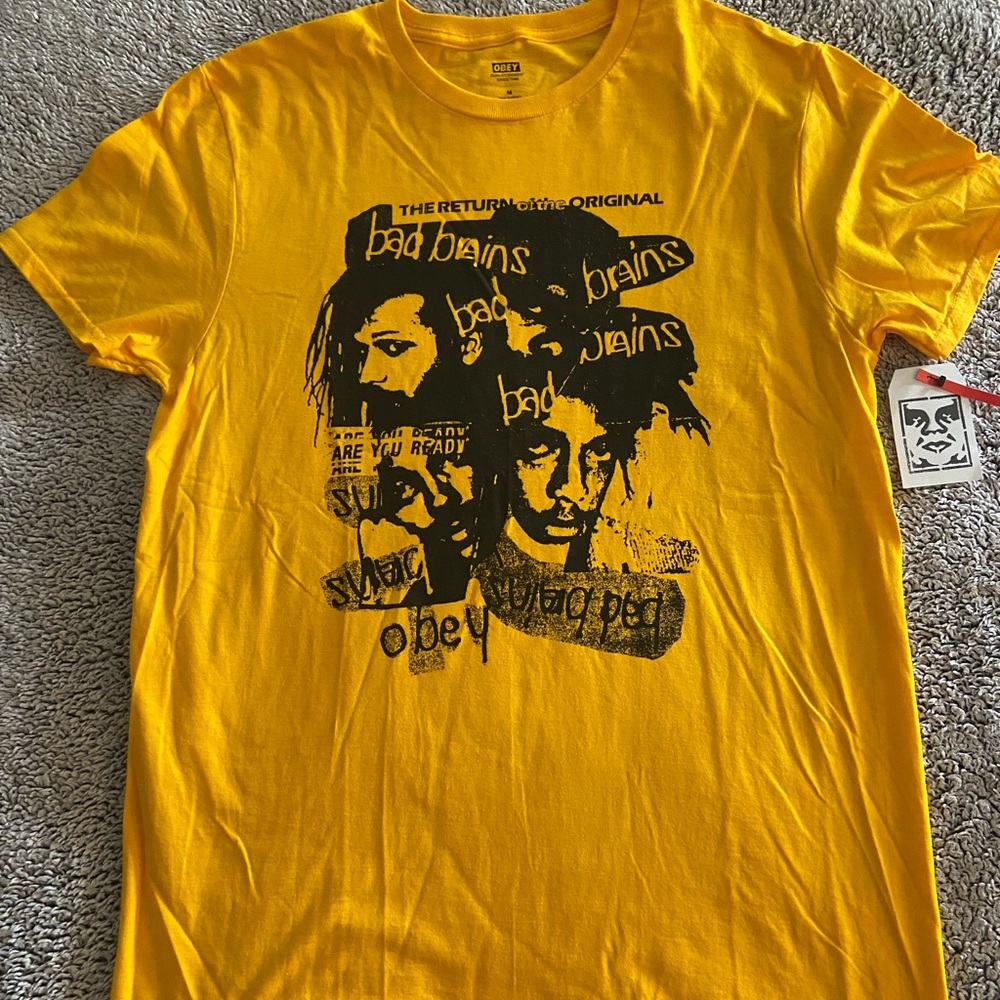 Obey x Bad Brains Limited Edition Collab T-Shirt *Rare Brand new